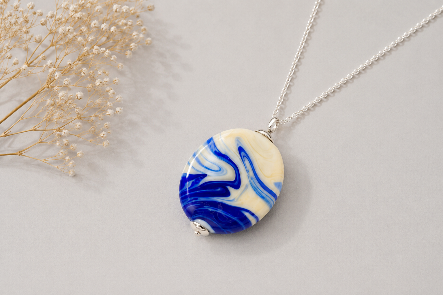 Colgante Marble Azul