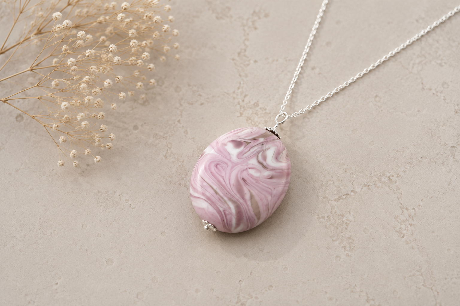 Colgante Marble Rosa