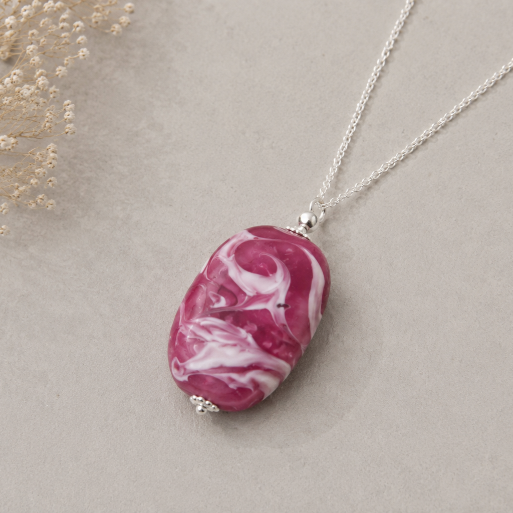 Colgante Marble Fucsia