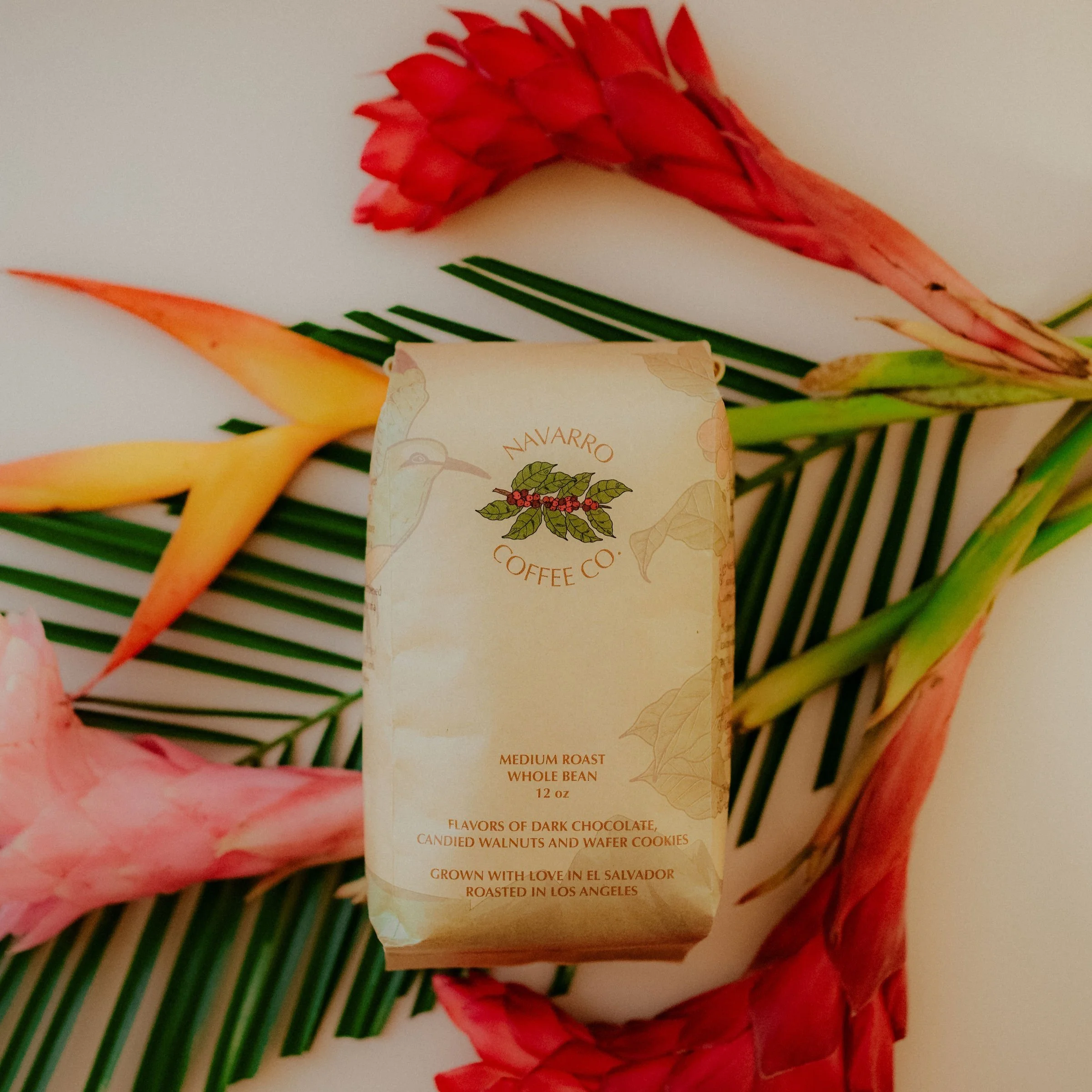 Navarro Coffee Co El Salvador whole bean coffee bag