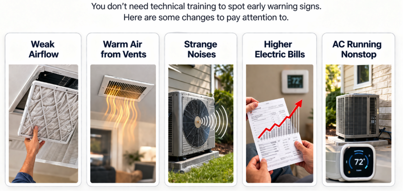 Five Signs Your AC Isn’t Ready