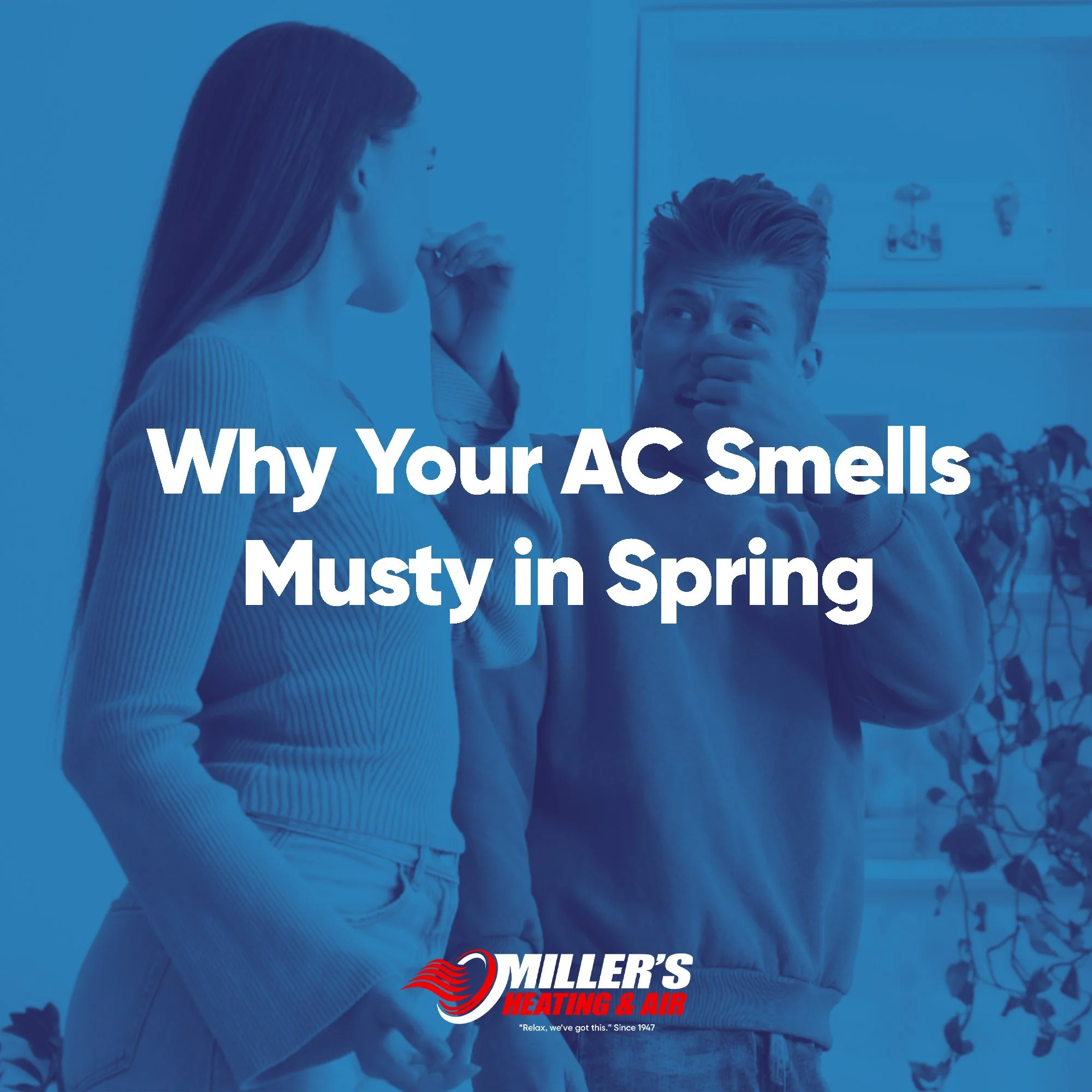 Why Your AC Smells Musty in Spring