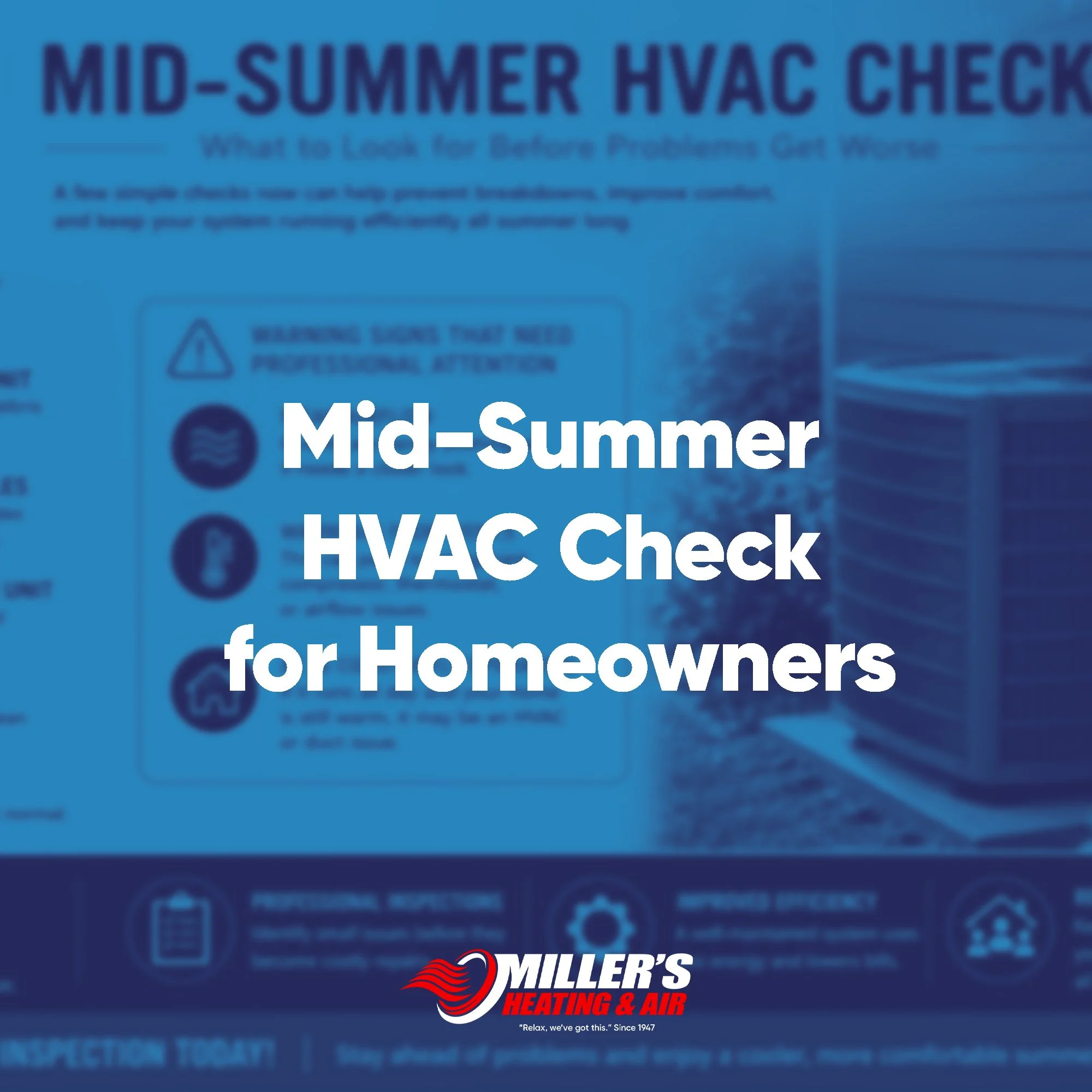 Mid-Summer HVAC Check for Homeowners