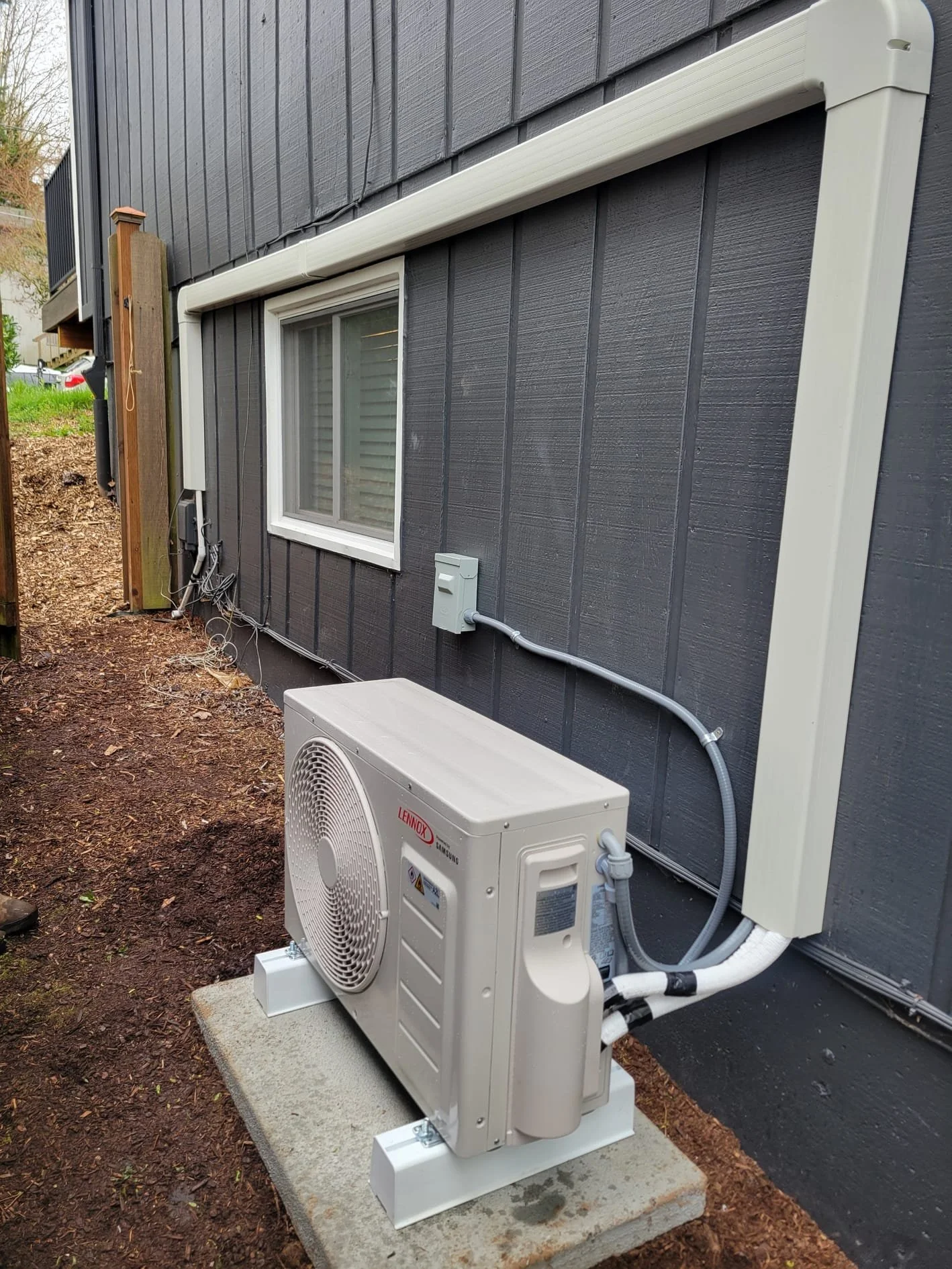 Single Zone Lennox Ductless Install in Portland, OR 97211