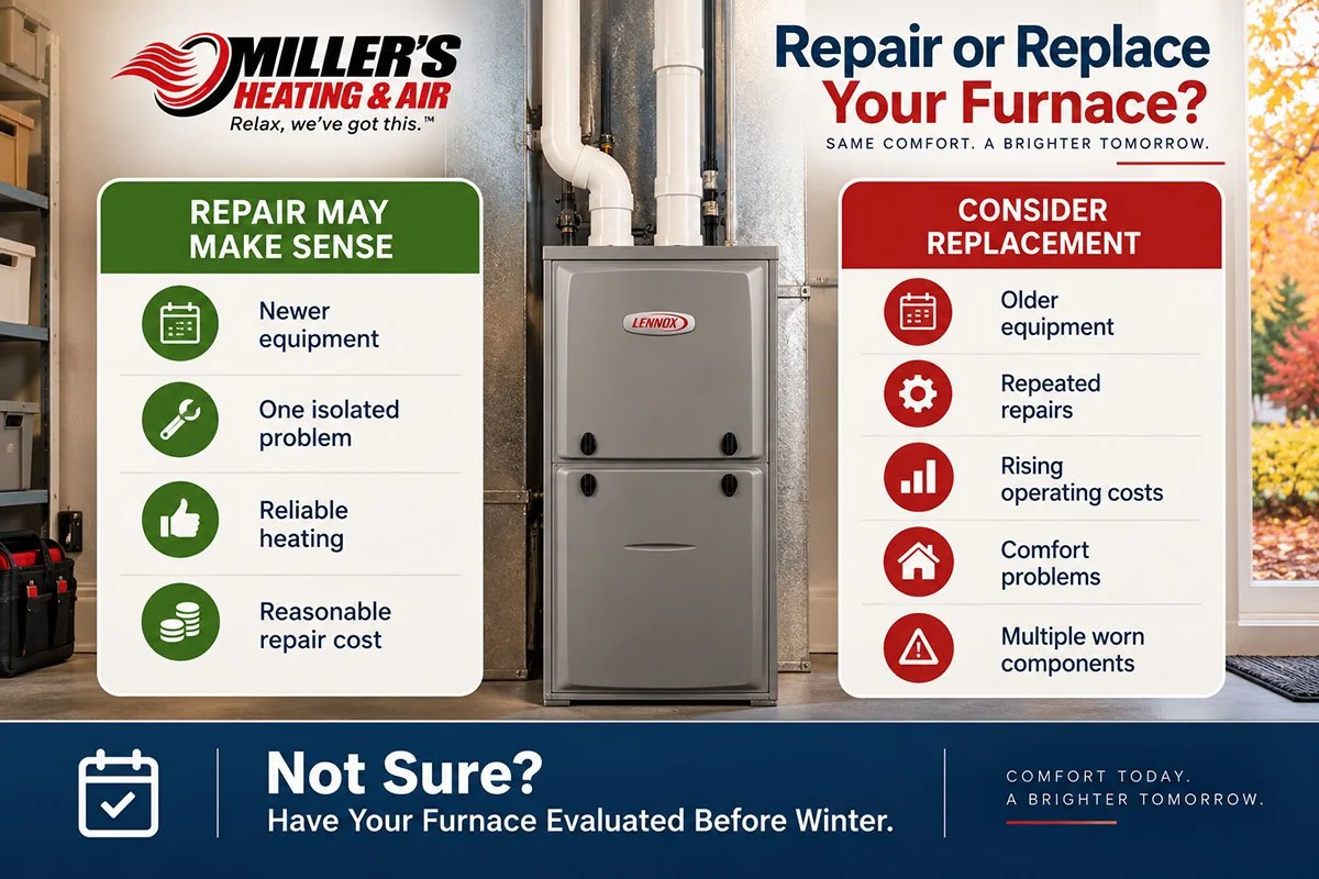 repair or replace furnace