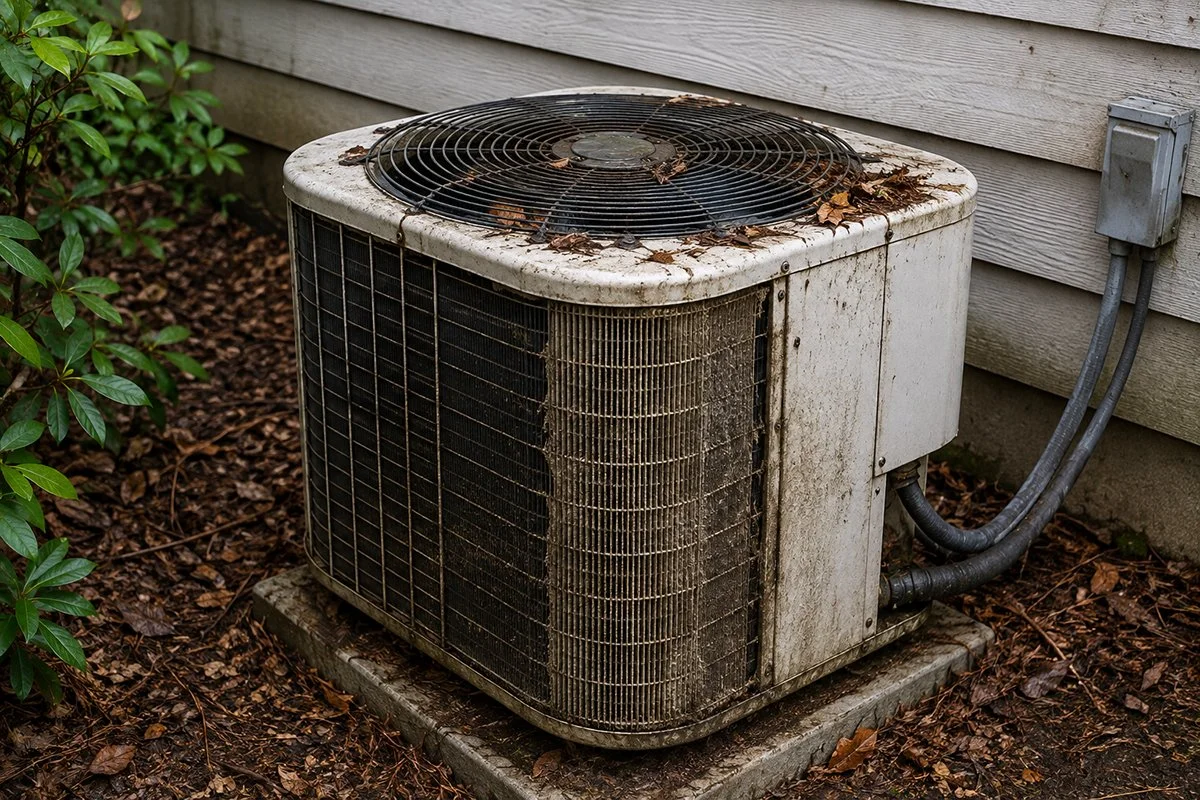 old hvac unit
