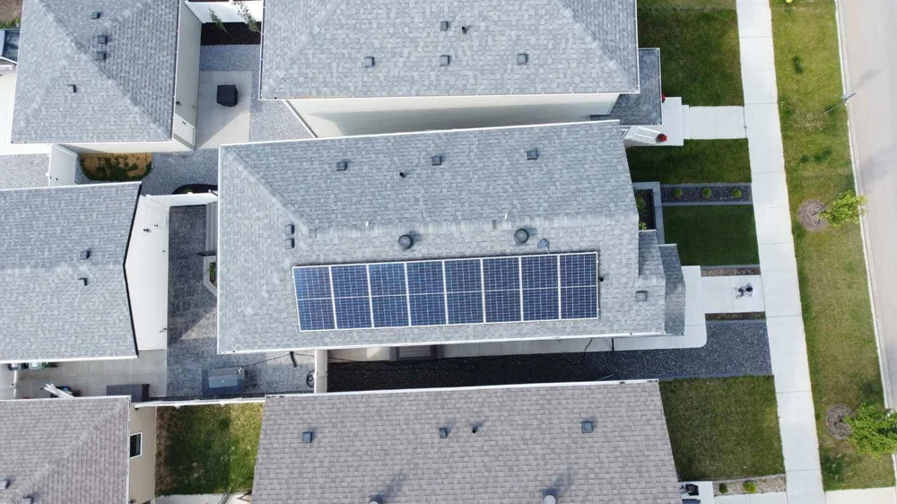 Greenamp 4 kW solar panel installation on a home in Leduc, Alberta