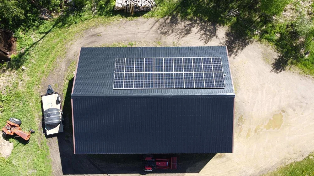Greenamp 11 kW solar panel installation on a home in Leduc, Alberta