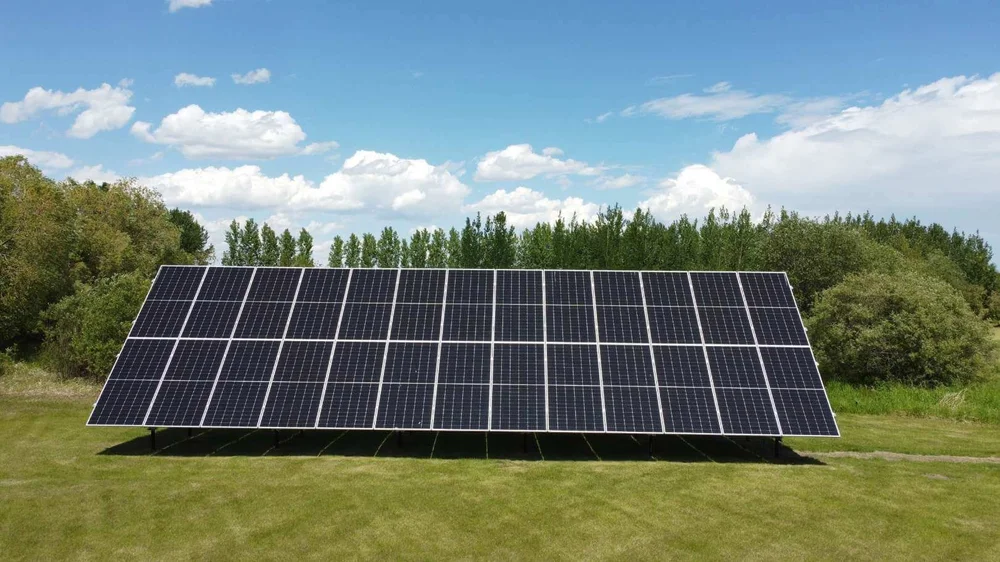 Greenamp 15.15 kW solar panel installation on a home in Leduc, Alberta