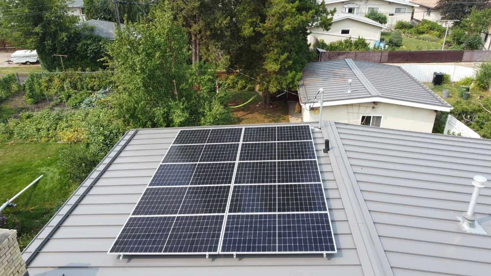 Greenamp 5 kW solar panel installation on a home in Edmonton, Alberta