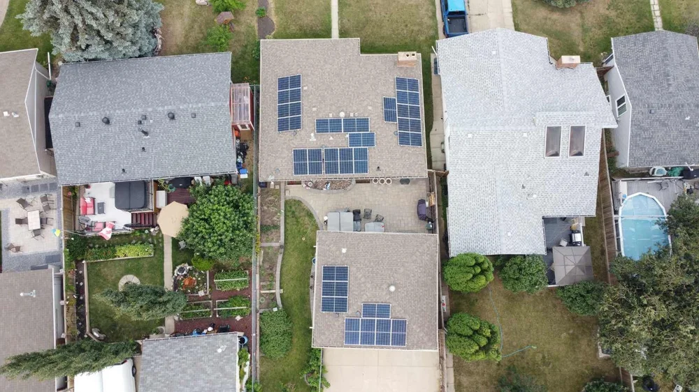 Greenamp 13 kW solar panel installation on a home in Edmonton, Alberta