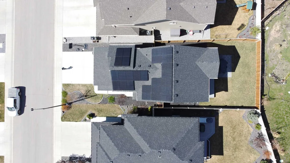Greenamp 11.7 kW solar panel installation on a home in Edmonton, Alberta