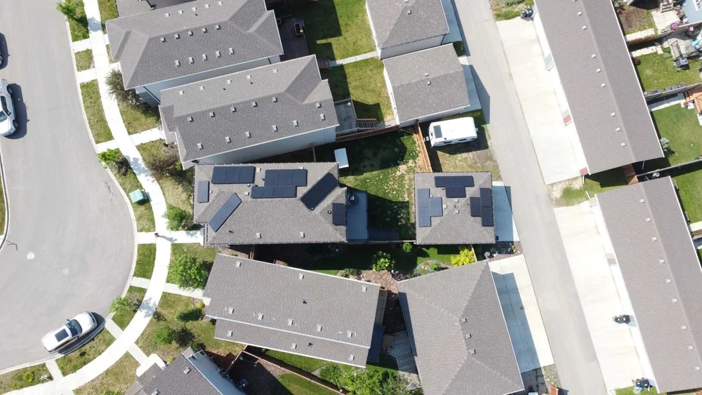 Greenamp 10.35 kW solar panel installation on a home in Edmonton, Alberta