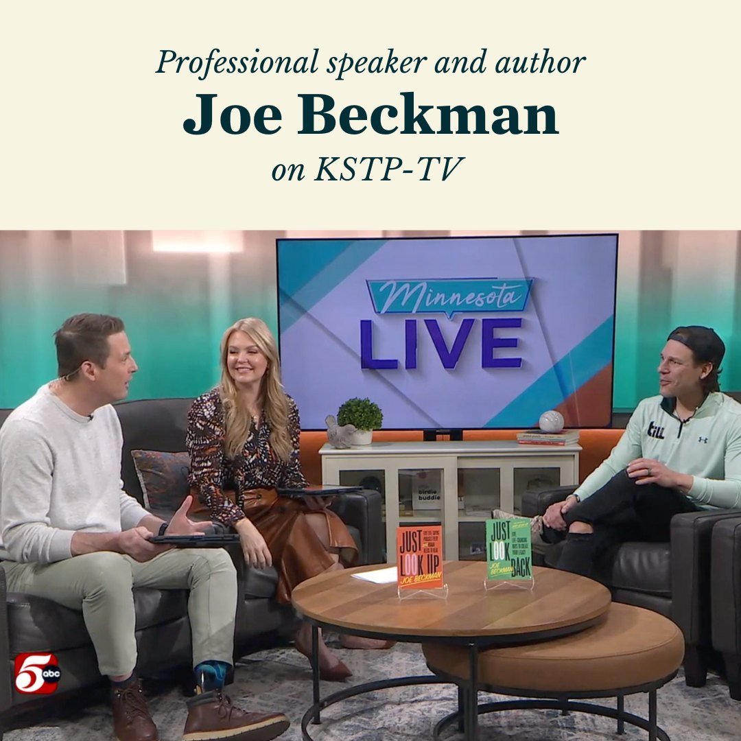 Check this out 👀 Professional speaker and Wise Ink author Joe Beckman recently appeared on KSTP-TV to talk about forming real connections in the digital age and his new book, &ldquo;Just Look Back,&rdquo; the anticipated follow-up to &ldquo;Just Loo