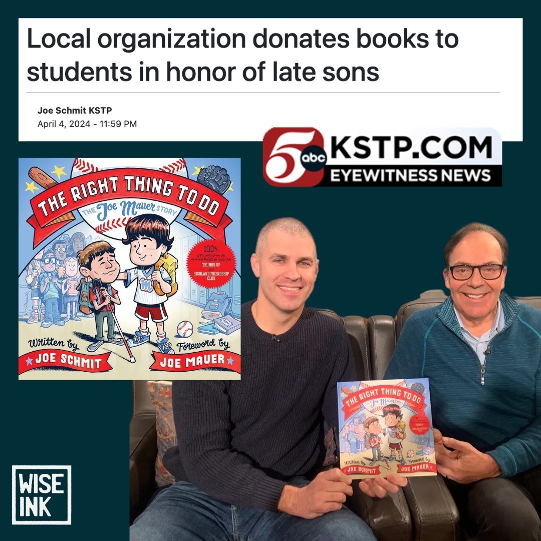 The #FortheKids foundation, started by Dean and Bridget Paitich, recently gifted over 100 copies of &ldquo;The Right Thing to Do&rdquo; to Como Park Elementary in St. Paul to honor their late sons.

Joe Schmit visited Como Park Elementary to read alo