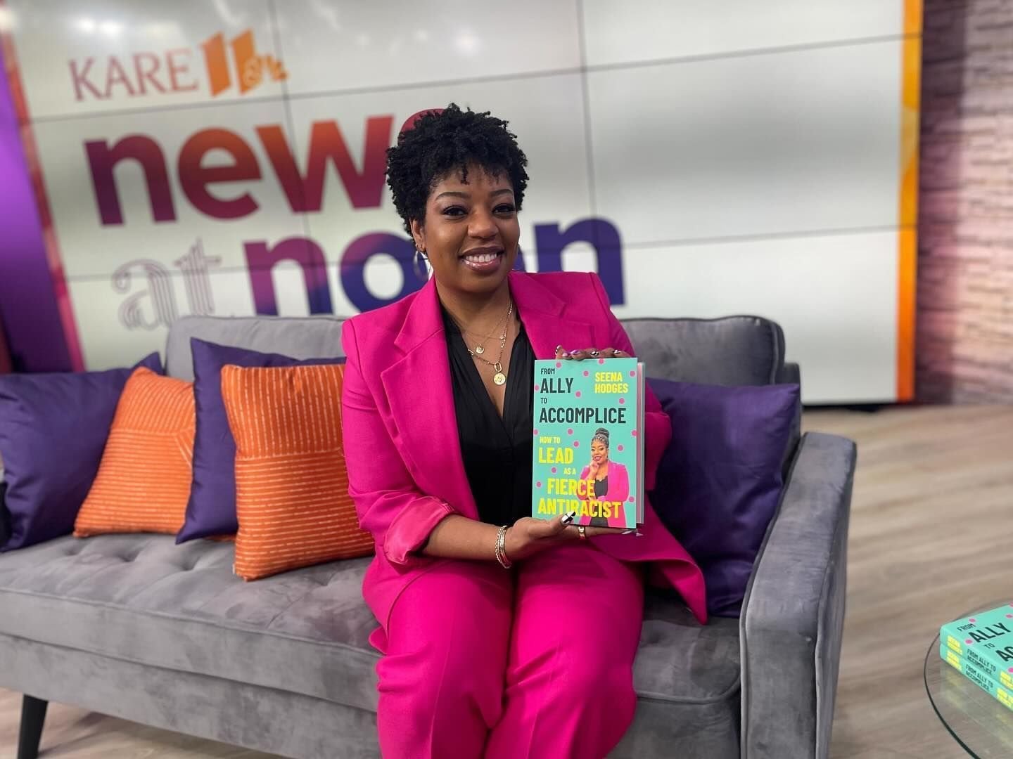 We're seeing stars! 🤩 We&rsquo;re so proud of you, @theoneandonlyseena! 

#repost from @theoneandonlyseena

Original caption: 
I took a moment today to share about my book and The Woke Coach&rsquo;s mission. Thank you, @kare11 and News at Noon, for 