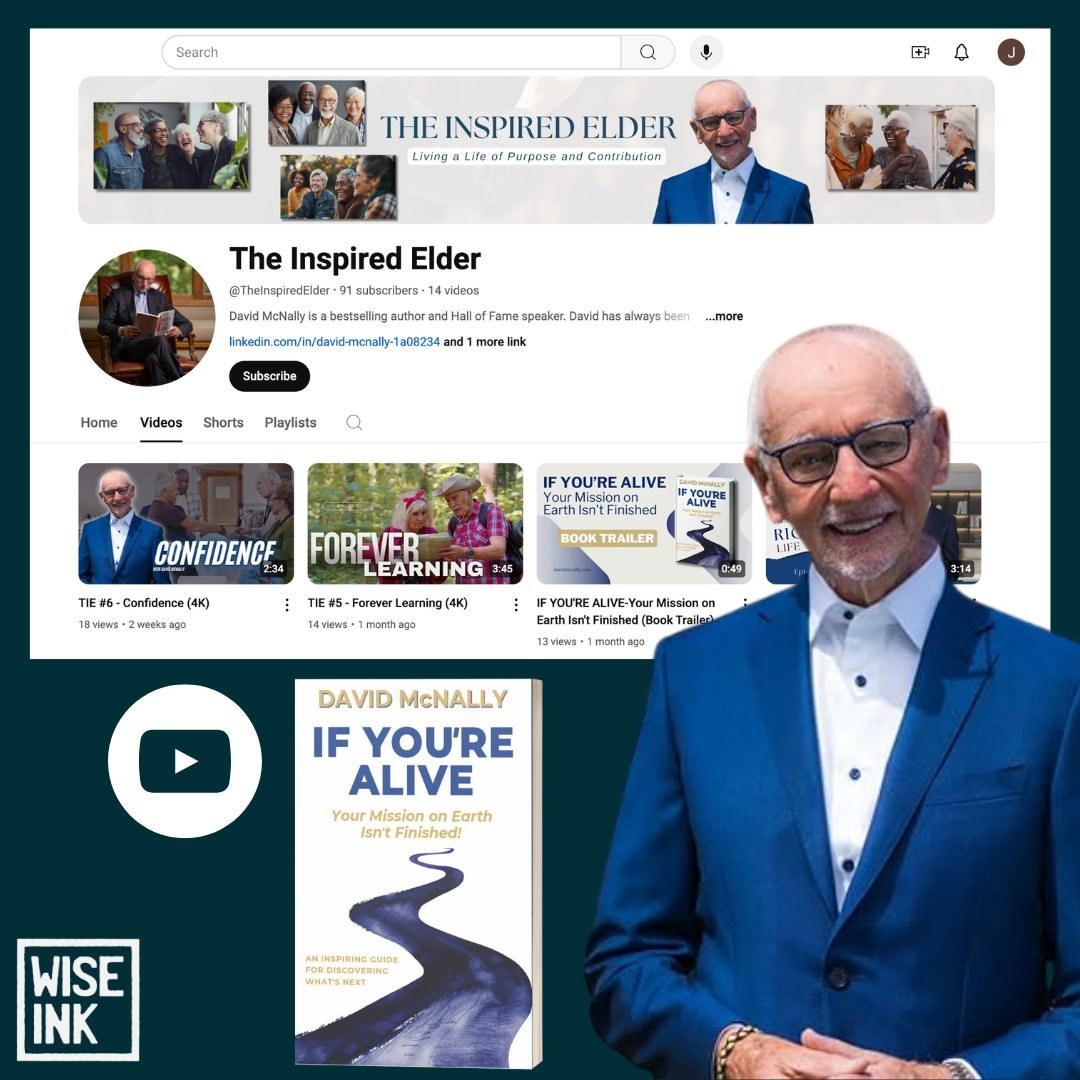 @mcnallyinspires, Hall of Fame Speaker and Best-selling author of &ldquo;If You&rsquo;re Alive,&rdquo; has launched his Youtube channel series called, &ldquo;The Inspired Elder&ndash;Living a Life of Purpose and Contribution!&rdquo; ▶️

David's messa