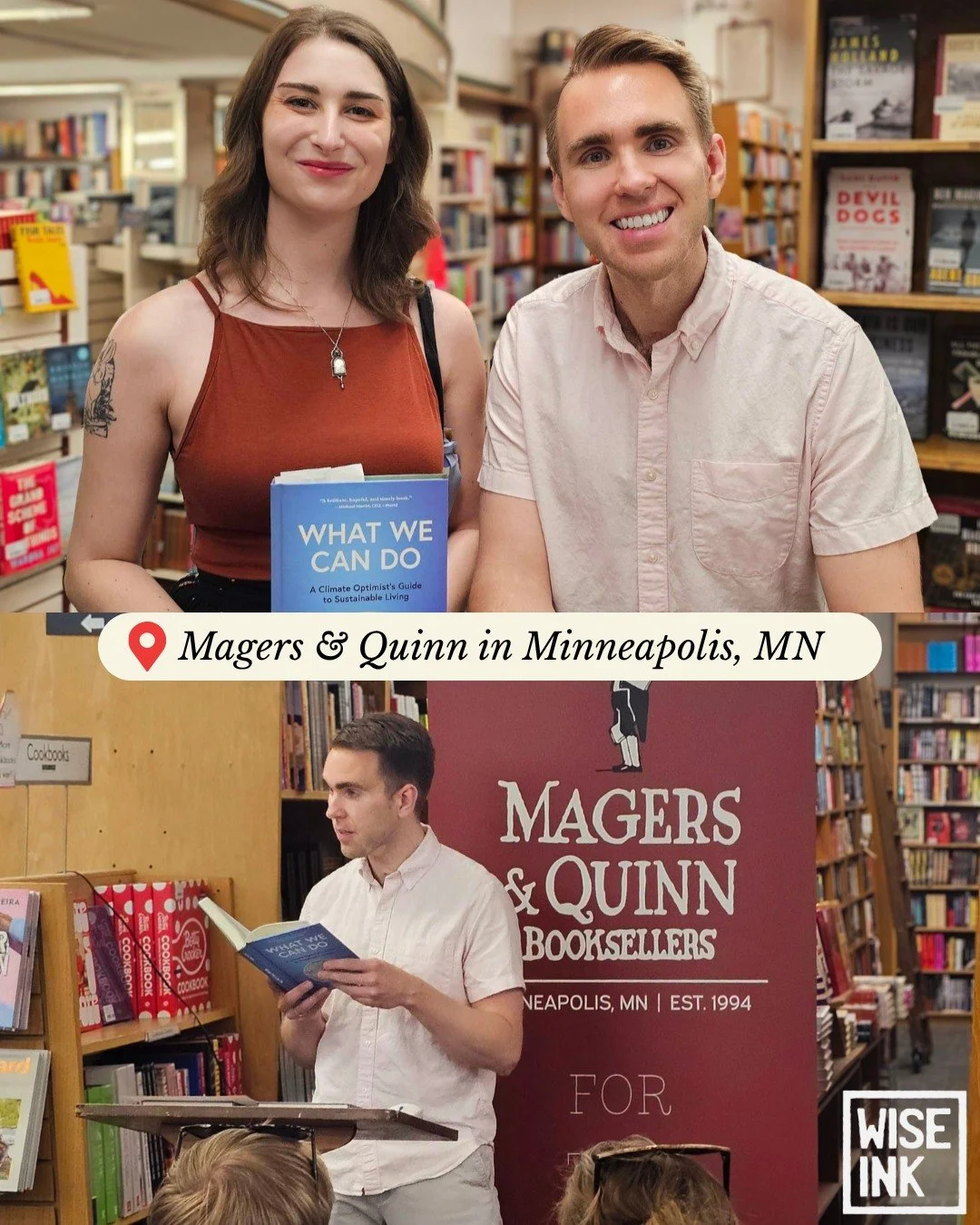 Wise Ink wishes you a happy Independent Bookstore Day! 📚🎉

As an independent publisher based in the Minnesota, we believe in empowering the indie-owned bookstores in our communities. Not only do independent bookstores help get our books in people&r
