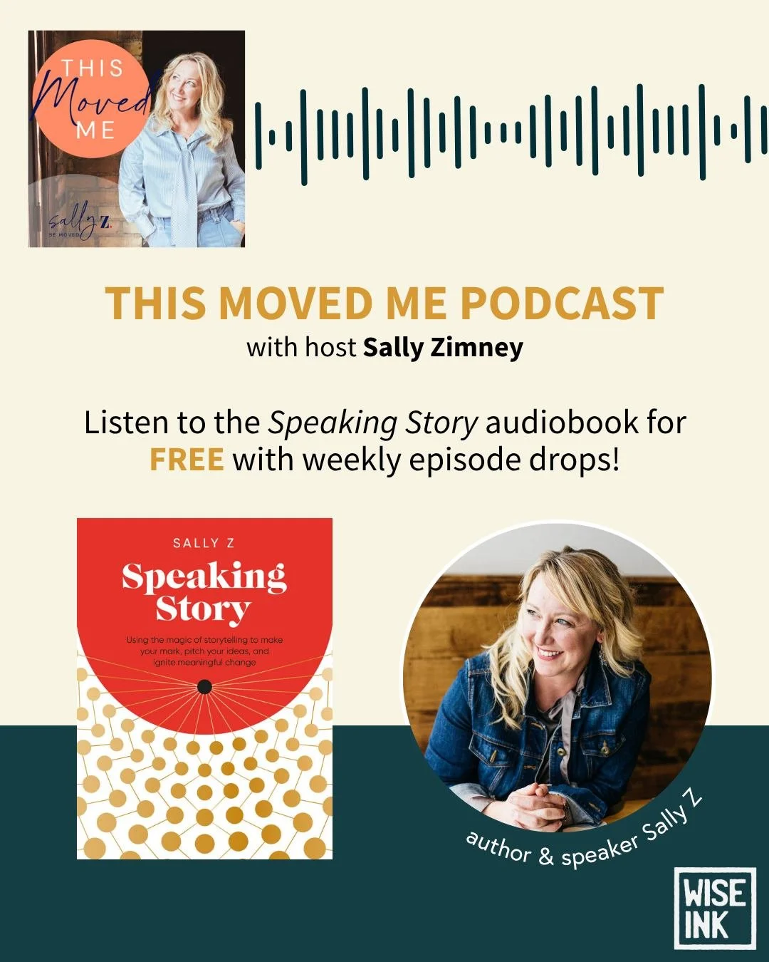 The &ldquo;Speaking Story&rdquo; audiobook is now here! ❤️🎉 

Read by author @sallyz_bemoved herself, she&rsquo;s celebrating by releasing a new part of the audiobook to her podcast for FREE every Wednesday until June 11th! 

💬 April 29: Prologue, 