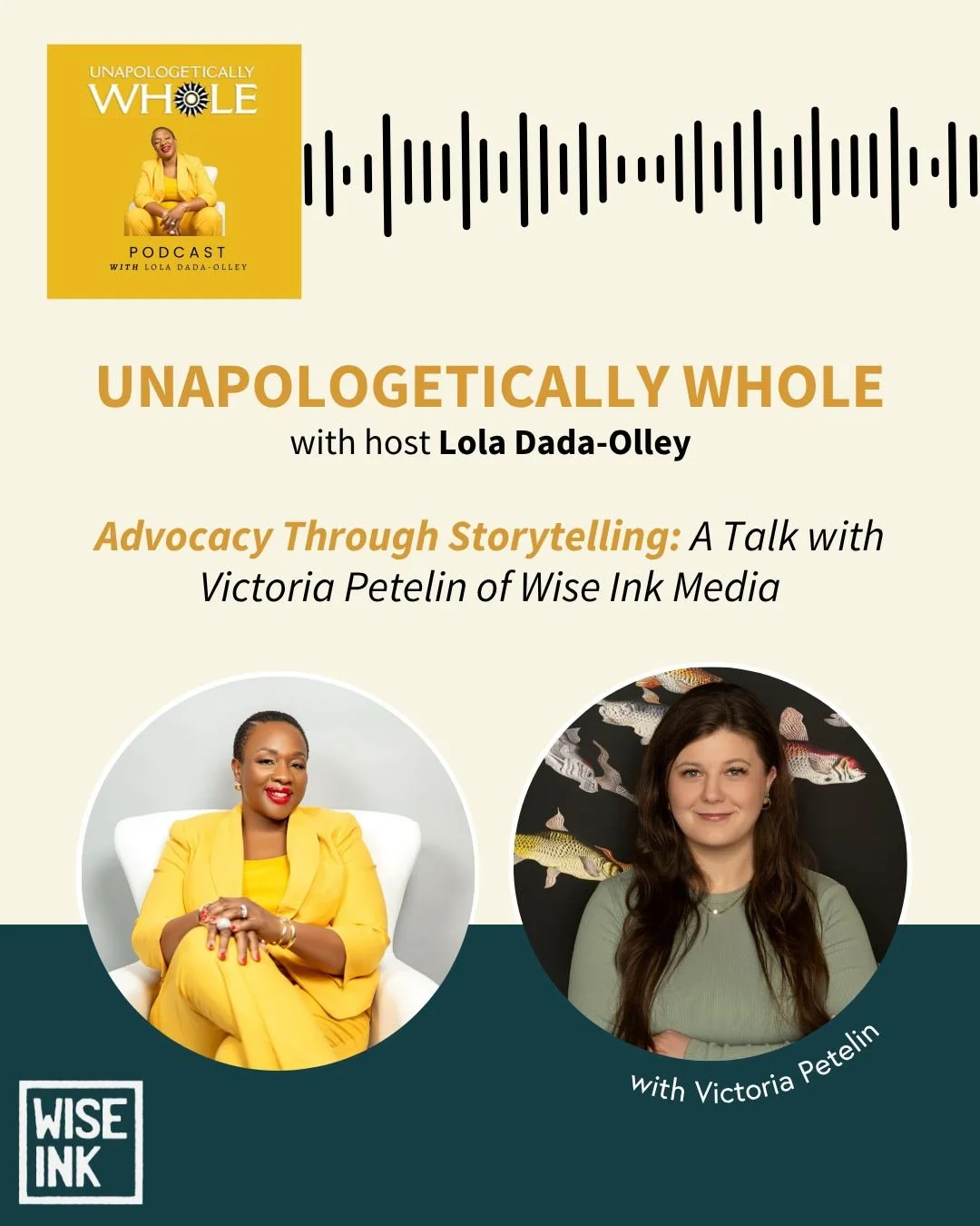 Our Creator Director Victoria Petelin recently appeared on Lola Dada-Olley&rsquo;s podcast, "Unapologetically Whole!" @unapologeticallywhole_lola

&ldquo;Unapologetically Whole: A Memoir About Autism, Caregiving, and Owning Your Story&rdquo