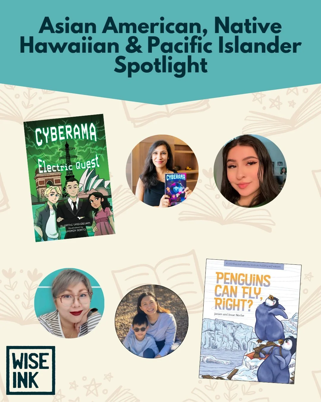 May is Asian-American, Native Hawaiian &amp; Pacific Islander Month, so we want to highlight some of our AANHPI amazing authors and their books! 🎉

This week we&rsquo;re spotlighting some of our children&rsquo;s and middle grade books written and il