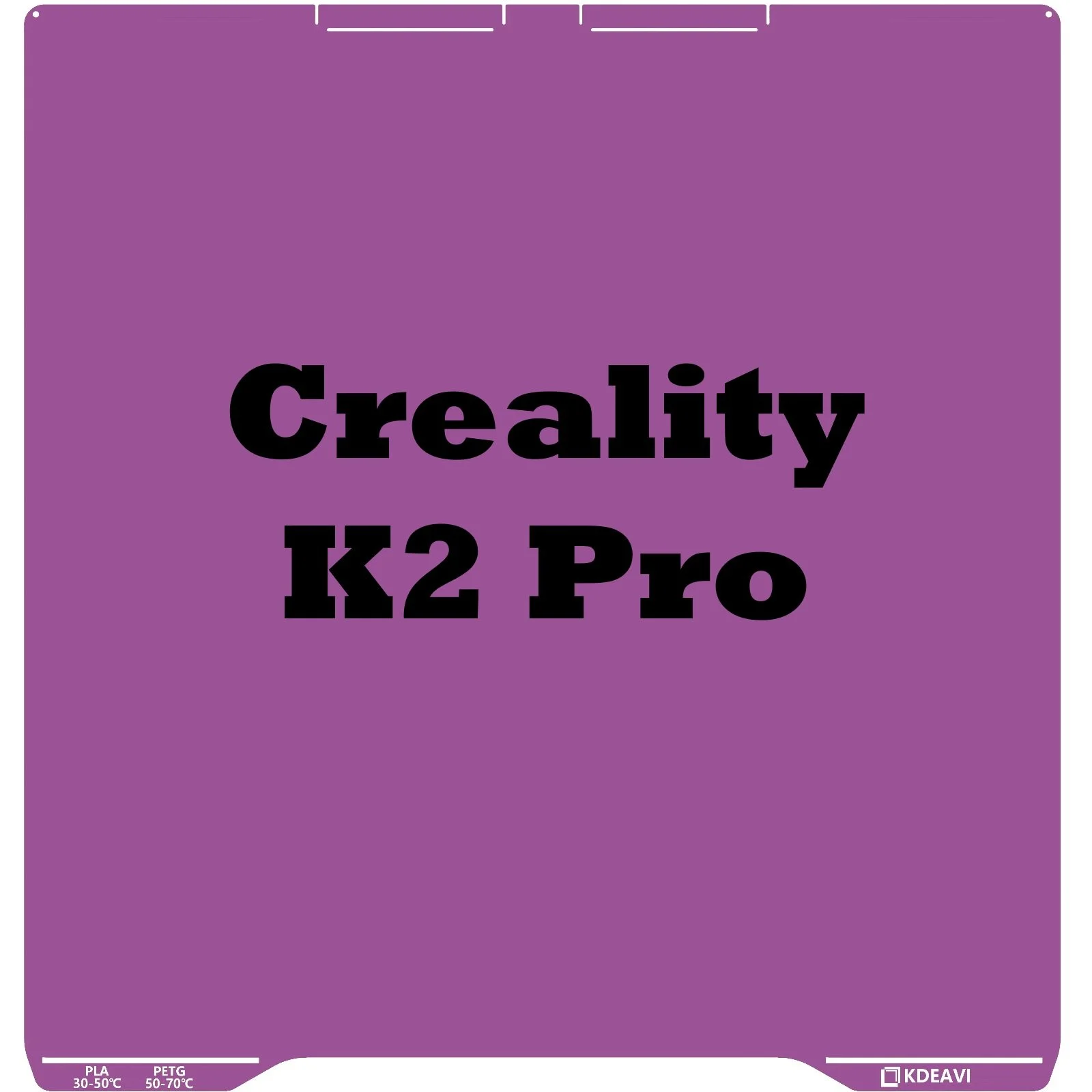Creality K2 Pro KDEAVI Double Sided Textured PLU Cool Build Plate