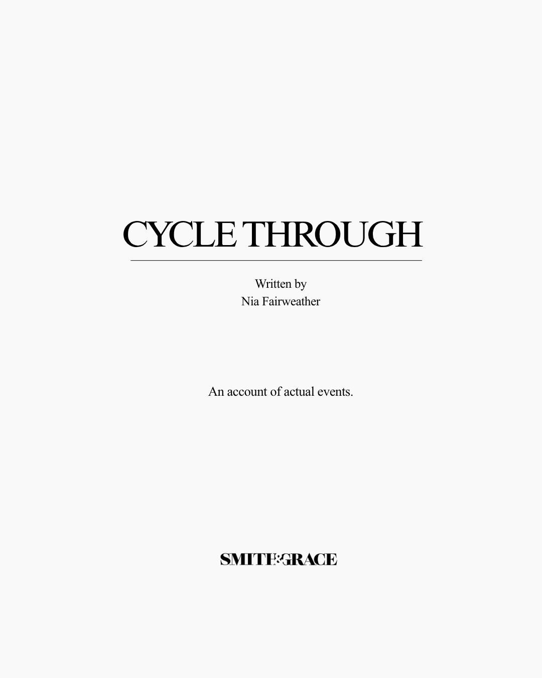 CYCLE THROUGH Poster