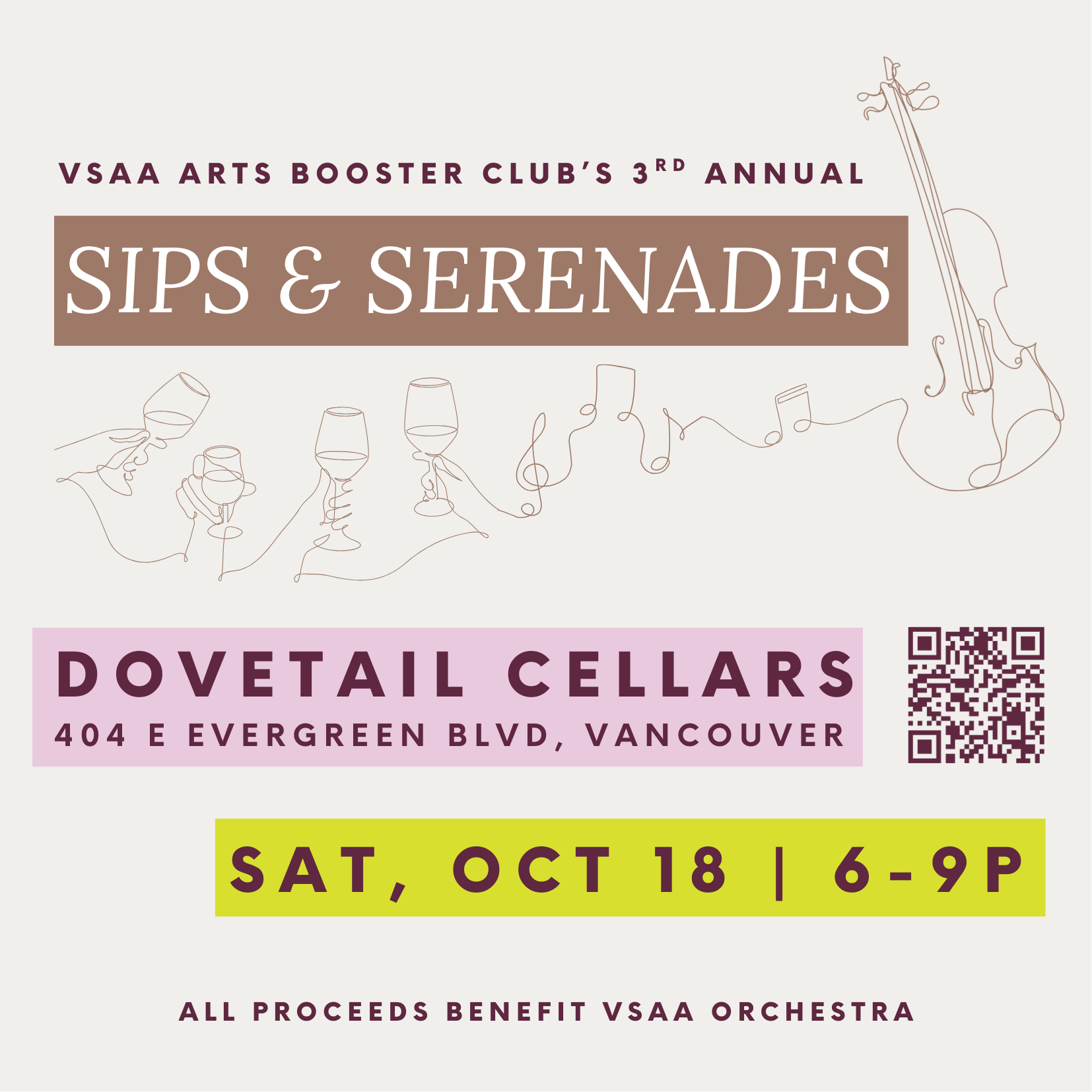 3rd Annual Sips & Serenades