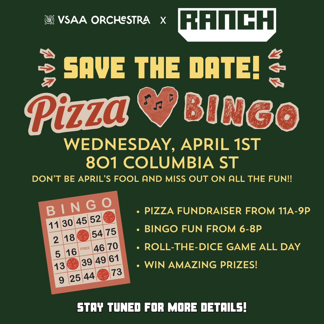 Ranch Pizza x VSAA Orchestra | Pizza &amp; BINGO Night!