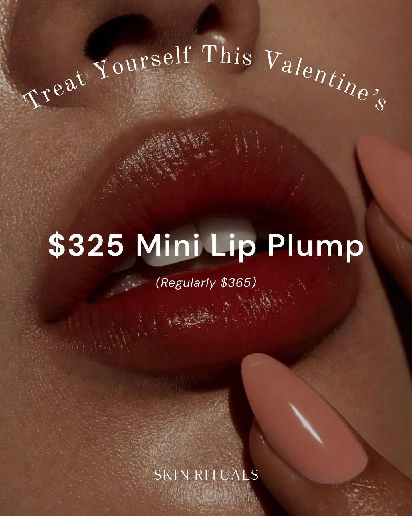 Happy Valentine&rsquo;s 💌

A little self-love goes a long way 💋
Mini Lip Plump now $325.
Book your February refresh ✨

Also receive $50 toward another service (when booked same day)

*Valid through February
