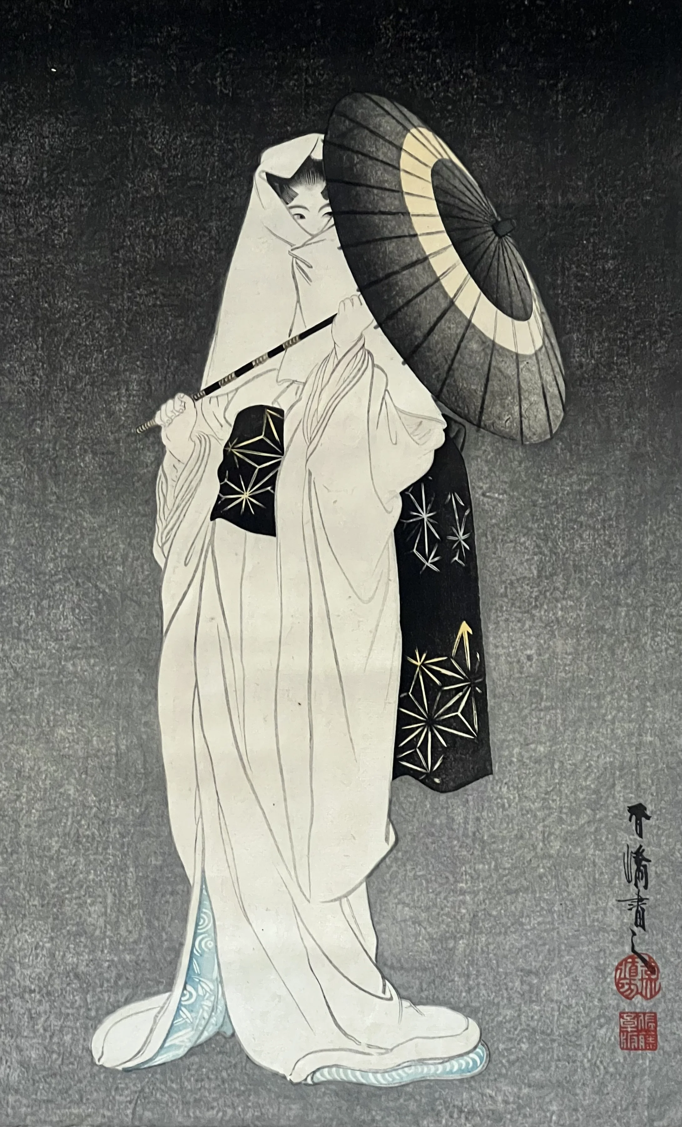 Heron girl (sagi musume)
