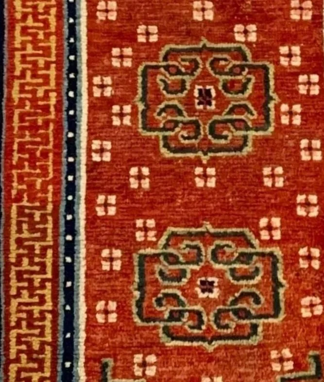 Tibetan rug - textile pattern