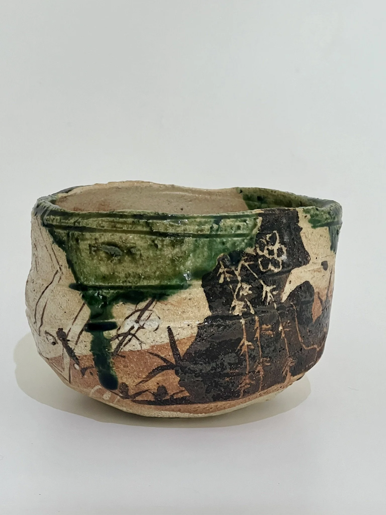 Modern Oribe Chawan
