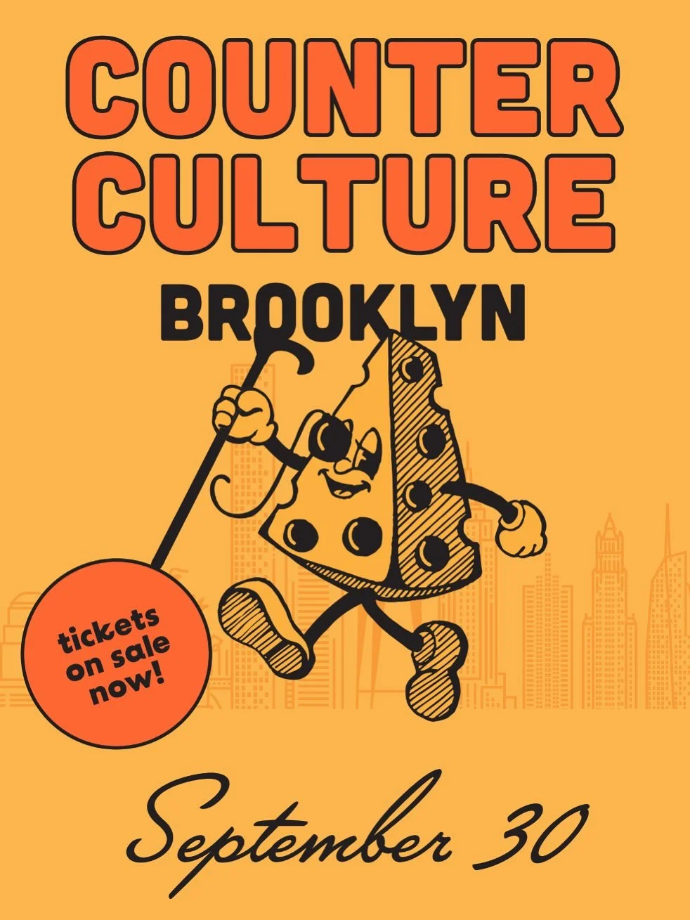 Calling all Curd Nerds! Counter Culture is coming to Brooklyn! Industry education all day and Curds and Chords open to the public allllllll night. Get funked up with us and snag those tickets before they&rsquo;re gone! 

https://culturecheesemag.com/