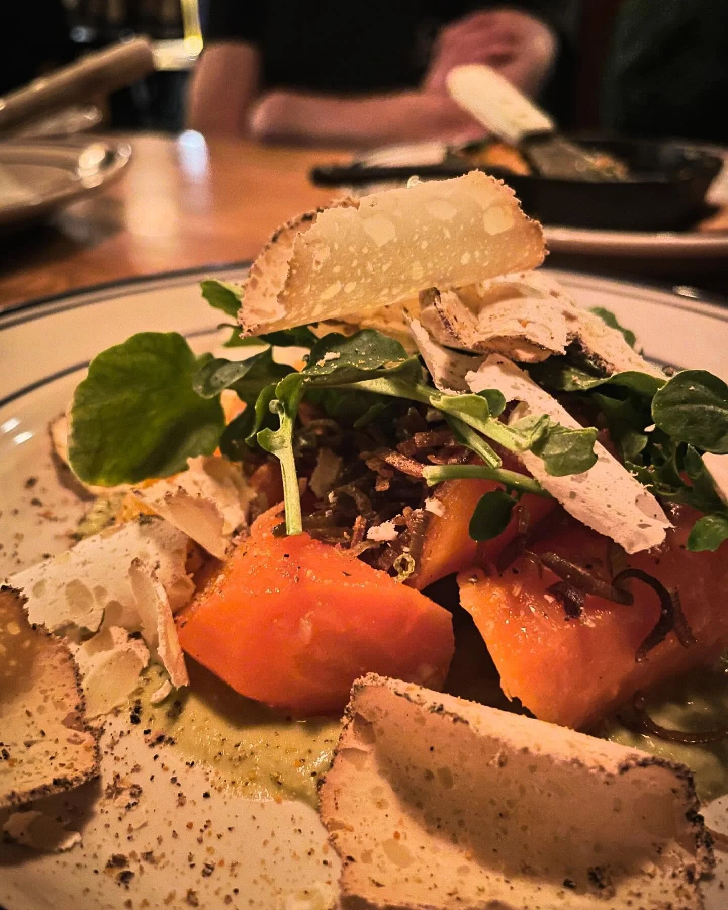 Have you ever seen carrots look so sexy? Praise be to @theadmiralasheville for delivering decadence on a whole new level, one shave at a time. Appalachia meets the Emmental Valley, making eating your vegetables way too easy. 

#asheville #switzerland