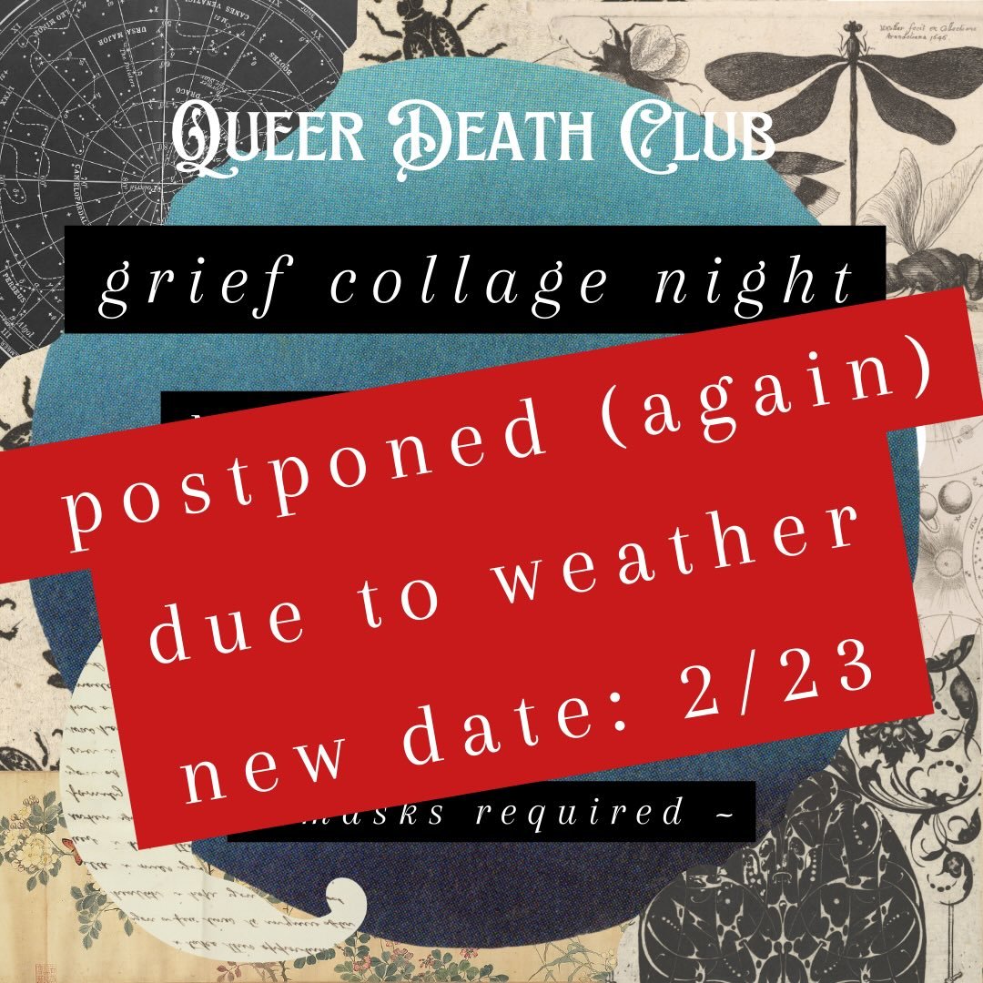 stay safe yall! hope to see folks in february for collage night!🖤