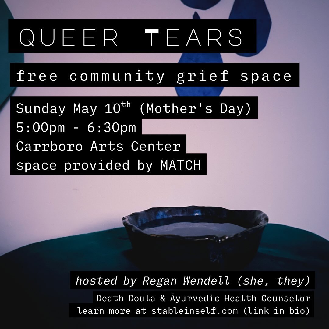 join us as we gather on Mother&rsquo;s Day to hold space for tears of grief, anger, sorrow, frustration, joy, gratitude, and everything in between💧 

Queer Tears is held the second Sunday of the month, which happens to be Mother&rsquo;s Day, and we 