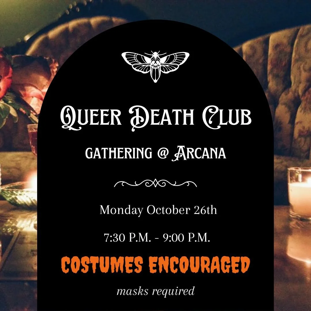 Come celebrate spooky season with us! Wear a costume! Bring a friend! We&rsquo;ll be playing QDC-themed bingo and @morbidcuriositygame !! 👻🦇🎉

date: Monday Octobet 26

time: 7:30pm - 9:00pm 

place: @arcanadurham ; 331 W Main St. Durham, NC 27701 