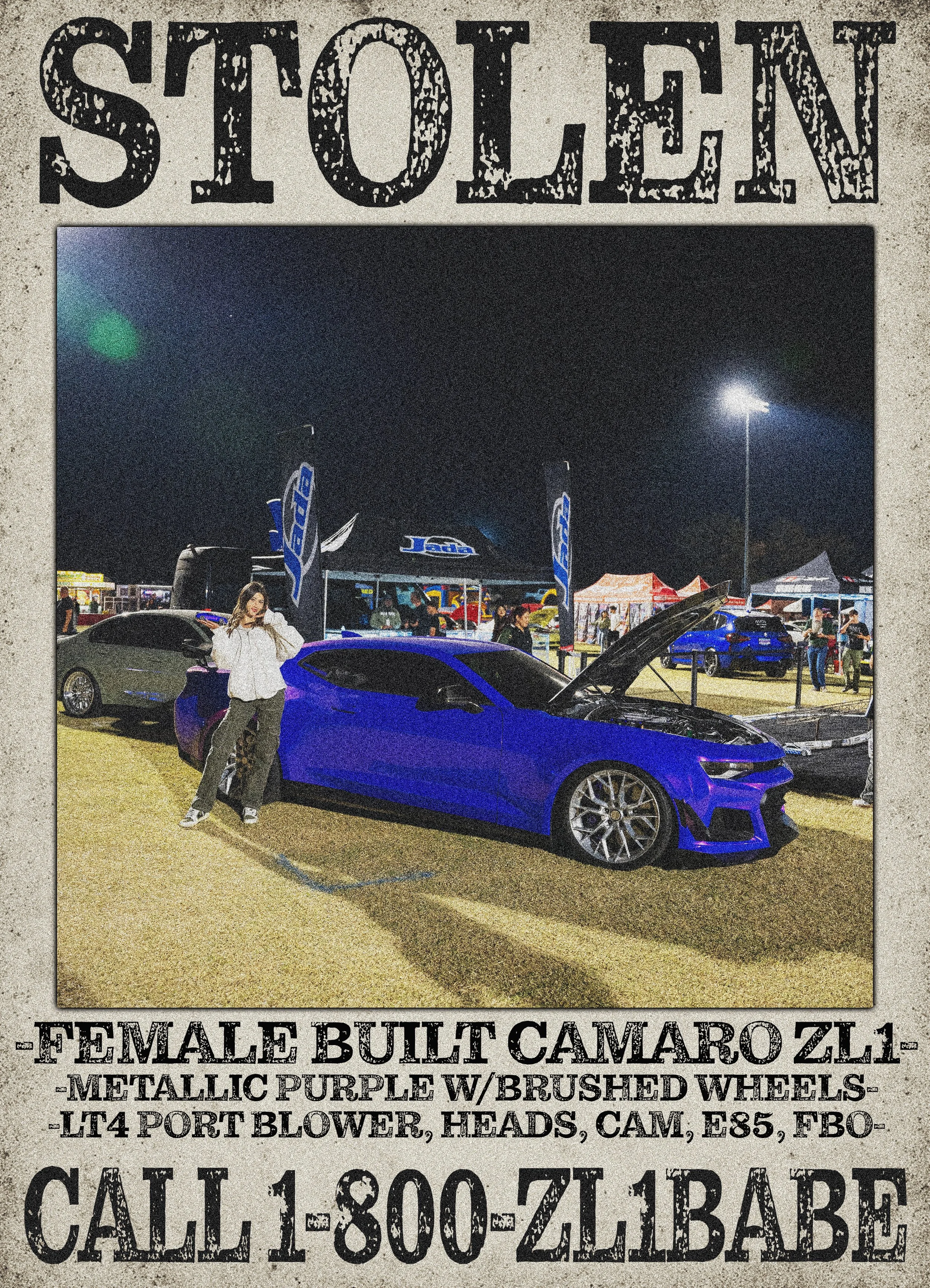 STOLEN ZL1 POSTER