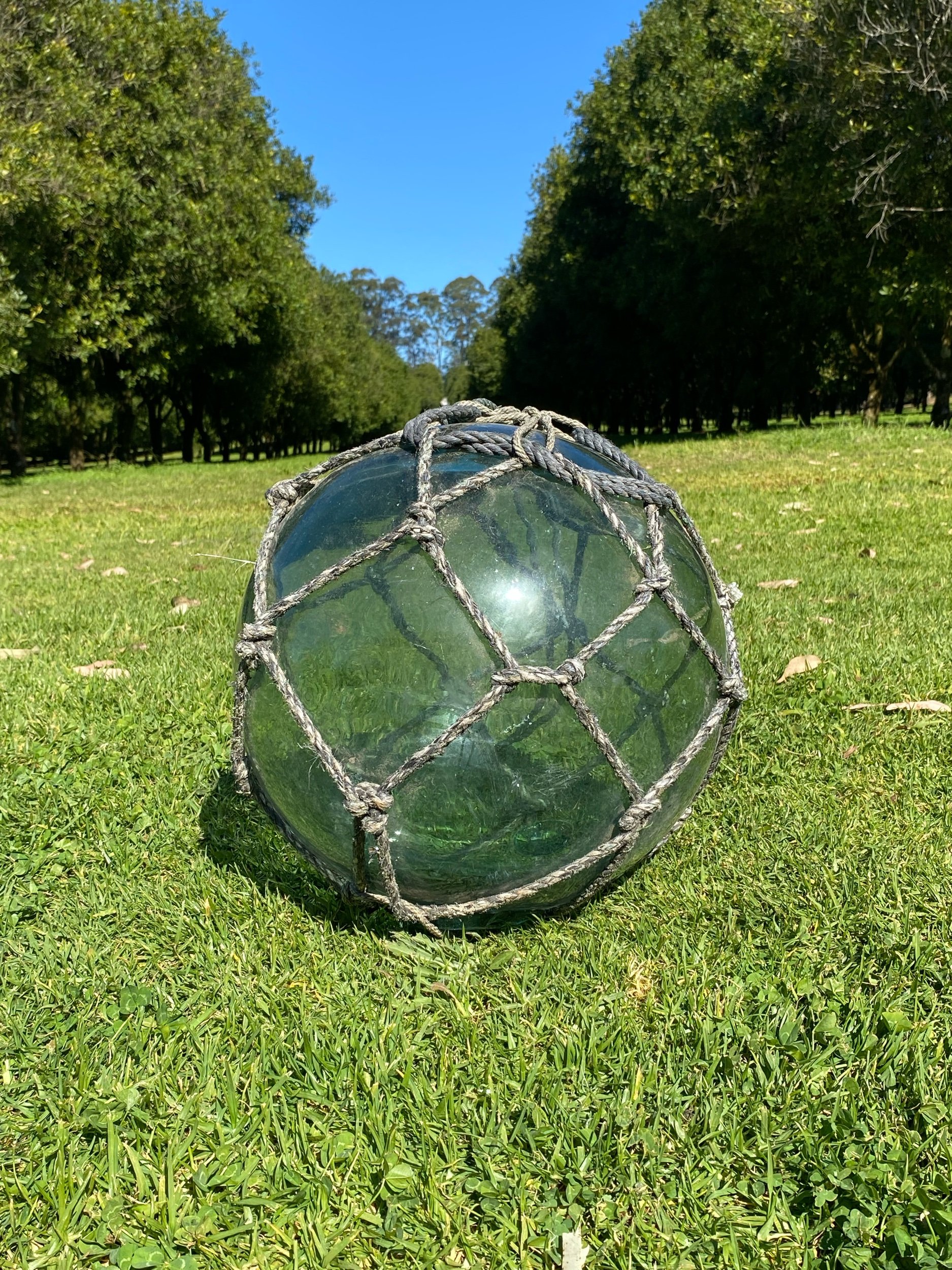 Japanese Fishing Float - 16" Pale Blue