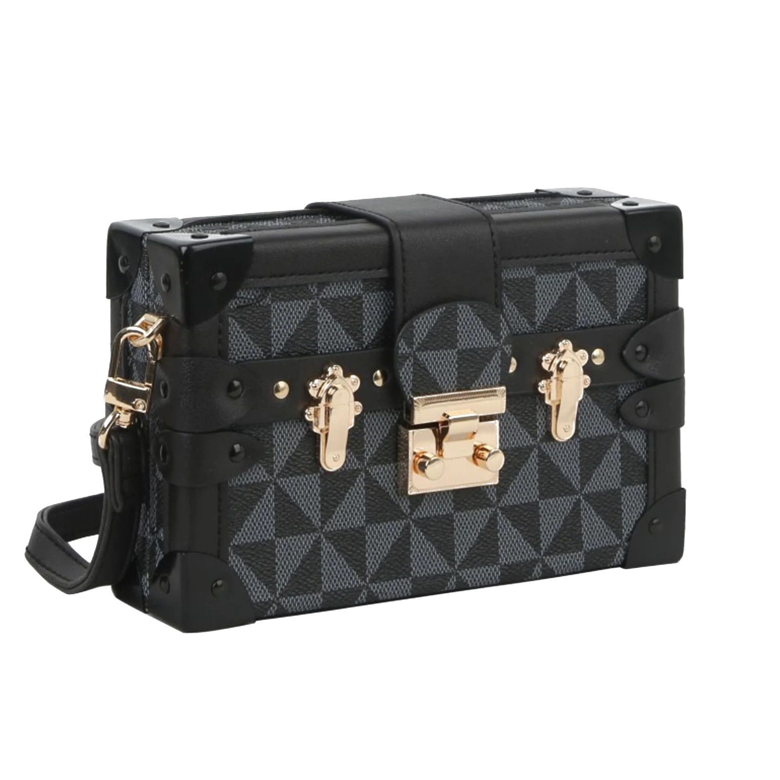 Monogram Boxy Crossbody Satchel