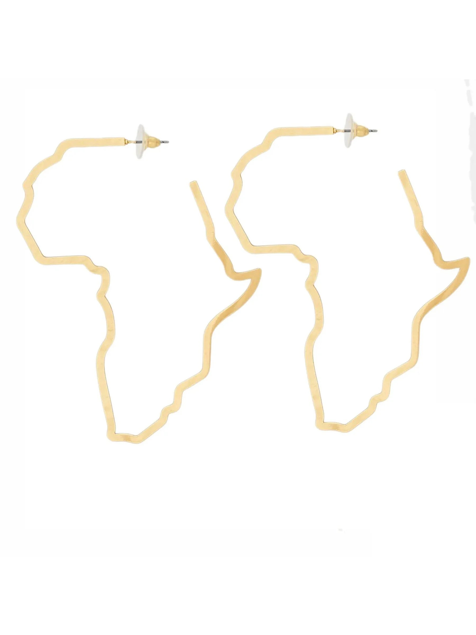 Africa Outline Earrings