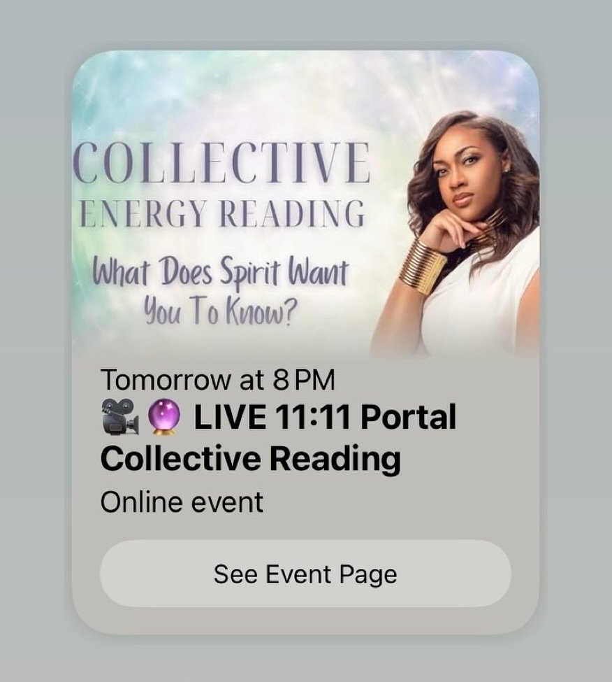 During this sacred 11/11 portal, the veil thins between worlds &mdash; opening a divine gateway for awakening, manifestation, and soul alignment.

I&rsquo;ll be offering prepaid mini tarot readings during this live stream. Don't miss this sacred 11:1