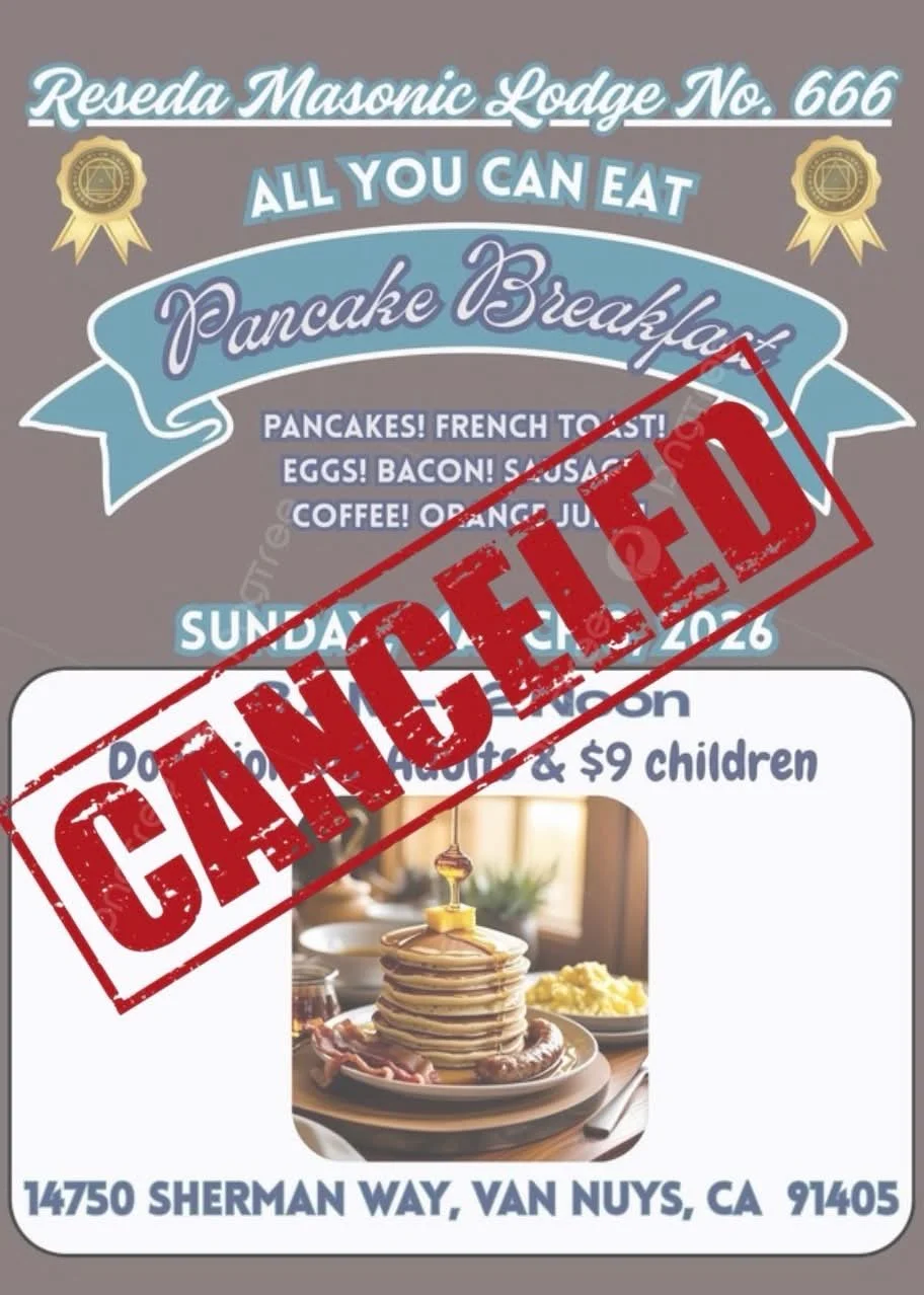 CANCELLED - Reseda Lodge Pancake Breakfast