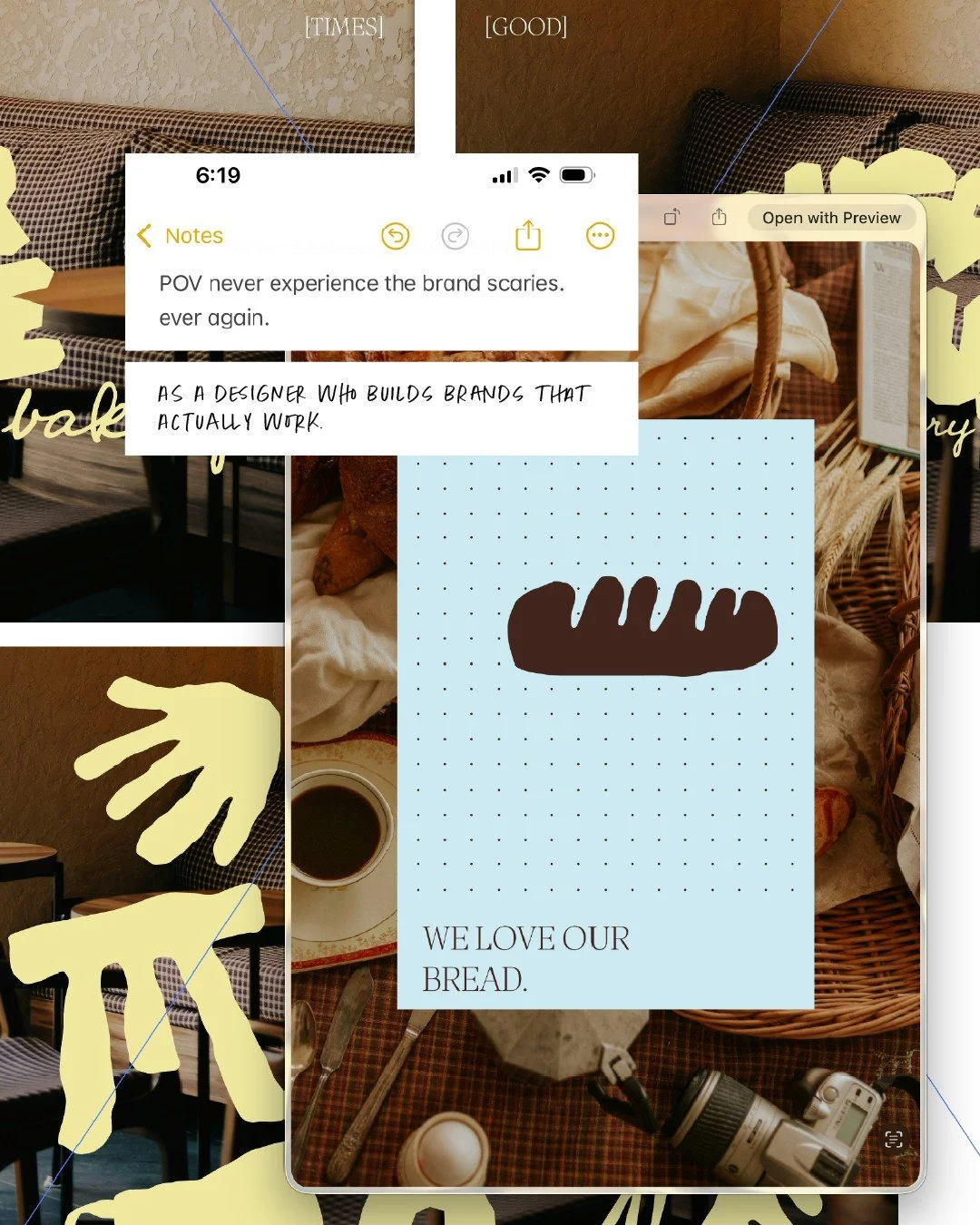 You know that sinking feeling on Sunday night?⁣
Yeah&hellip; branding has its own version 😬⁣
⁣
&ldquo;I hate my website.&rdquo;⁣
&ldquo;I waste hours on Canva every week.&rdquo;⁣
&ldquo;I keep buying graphic packs I never actually use.&rdquo;⁣
&ldqu