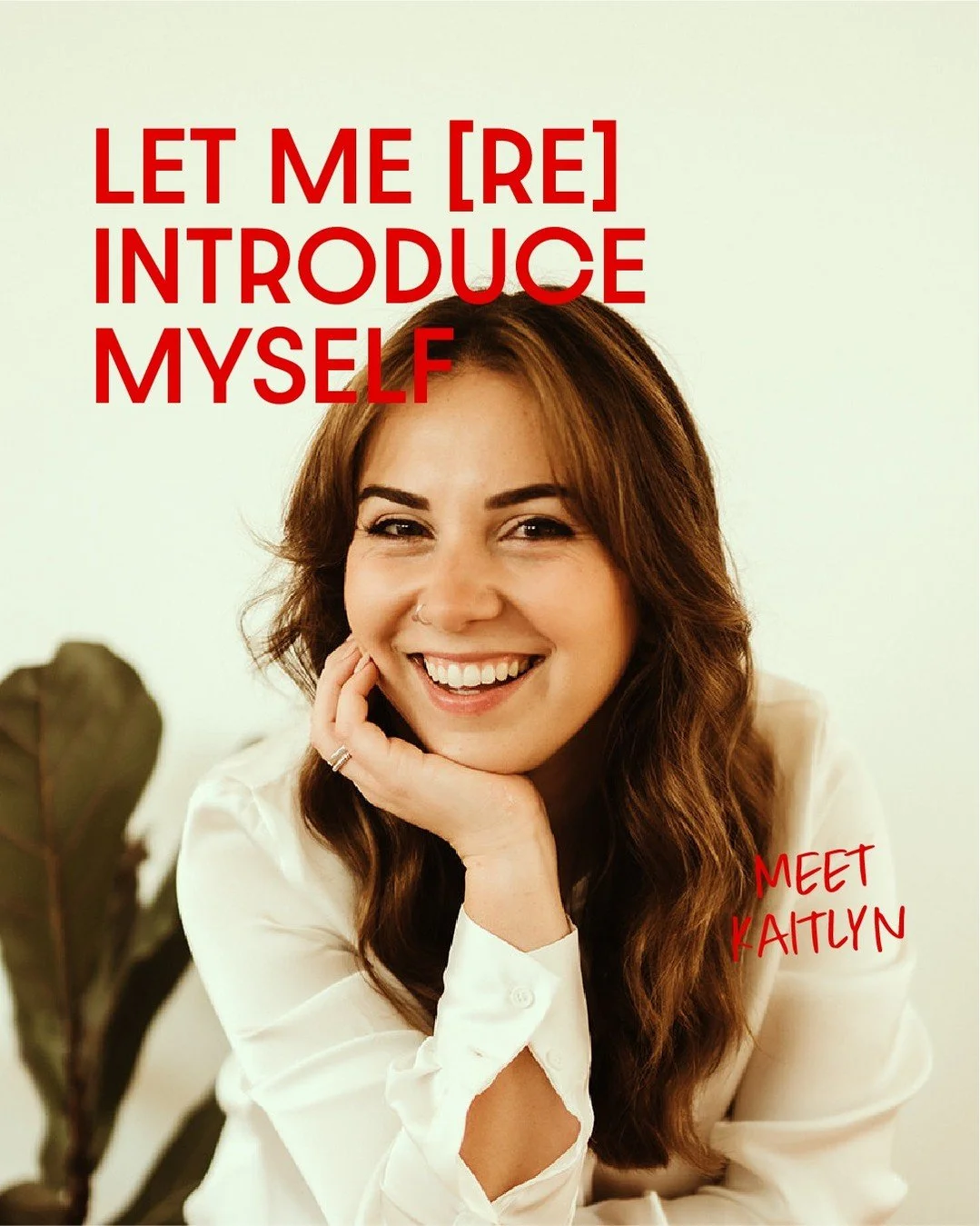 Oh hey 👋 it's about damn time I (re)introduce myself.⁣
⁣
I'm Kaitlyn, the face behind the brand. With 6+ years in TGS, and a design and marketing career spanning over a decade, I create brands that work as hard (if not harder) than the people behind