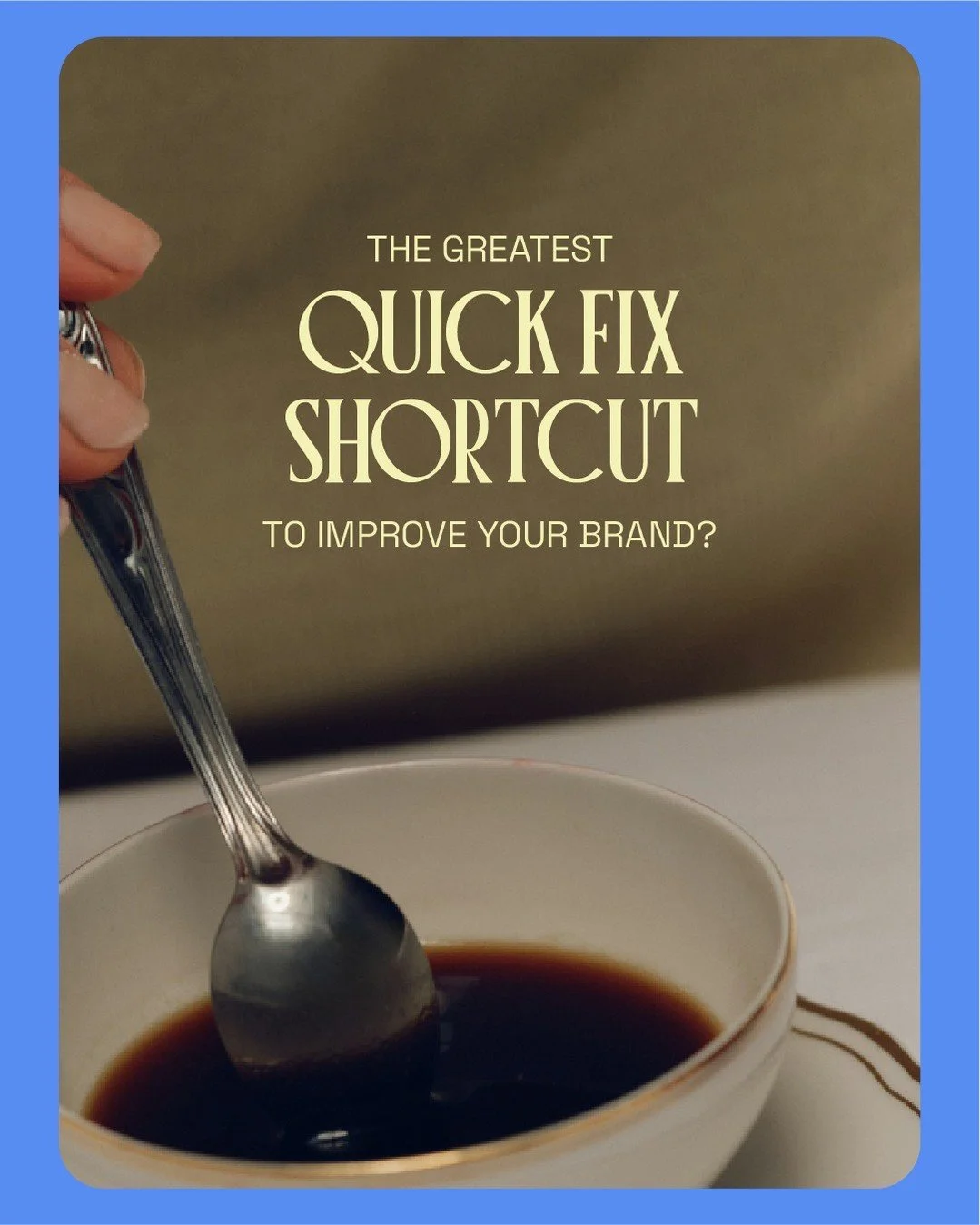 If you&rsquo;re still looking for a "shortcut," you&rsquo;re not ready for the next level ✨⁣
⁣
Why are you playing SO small when you've the receipts, the expertise, the audacity, the drive? Why does your brand not match that vibe?⁣
⁣
Chasin