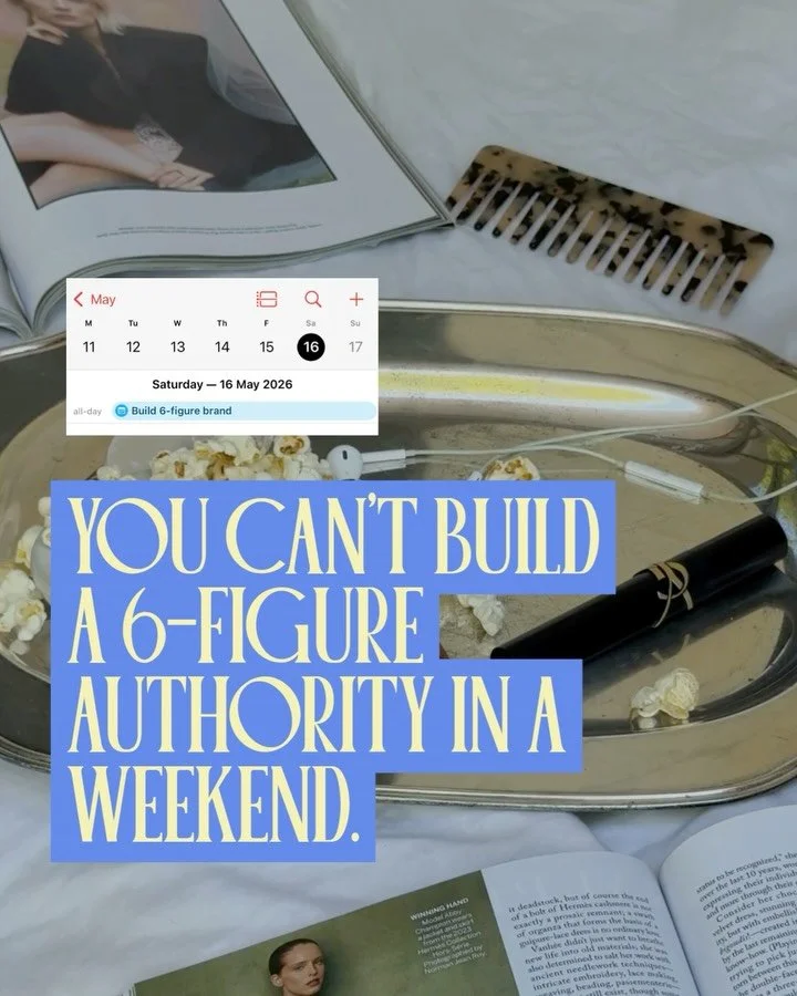 Every day you wait to build a strategy-led foundation, you are losing. You&rsquo;re losing the &ldquo;silent audience&rdquo; who recognises your talent but leaves because your visuals signal hesitation. 

You&rsquo;re losing dream projects and opport