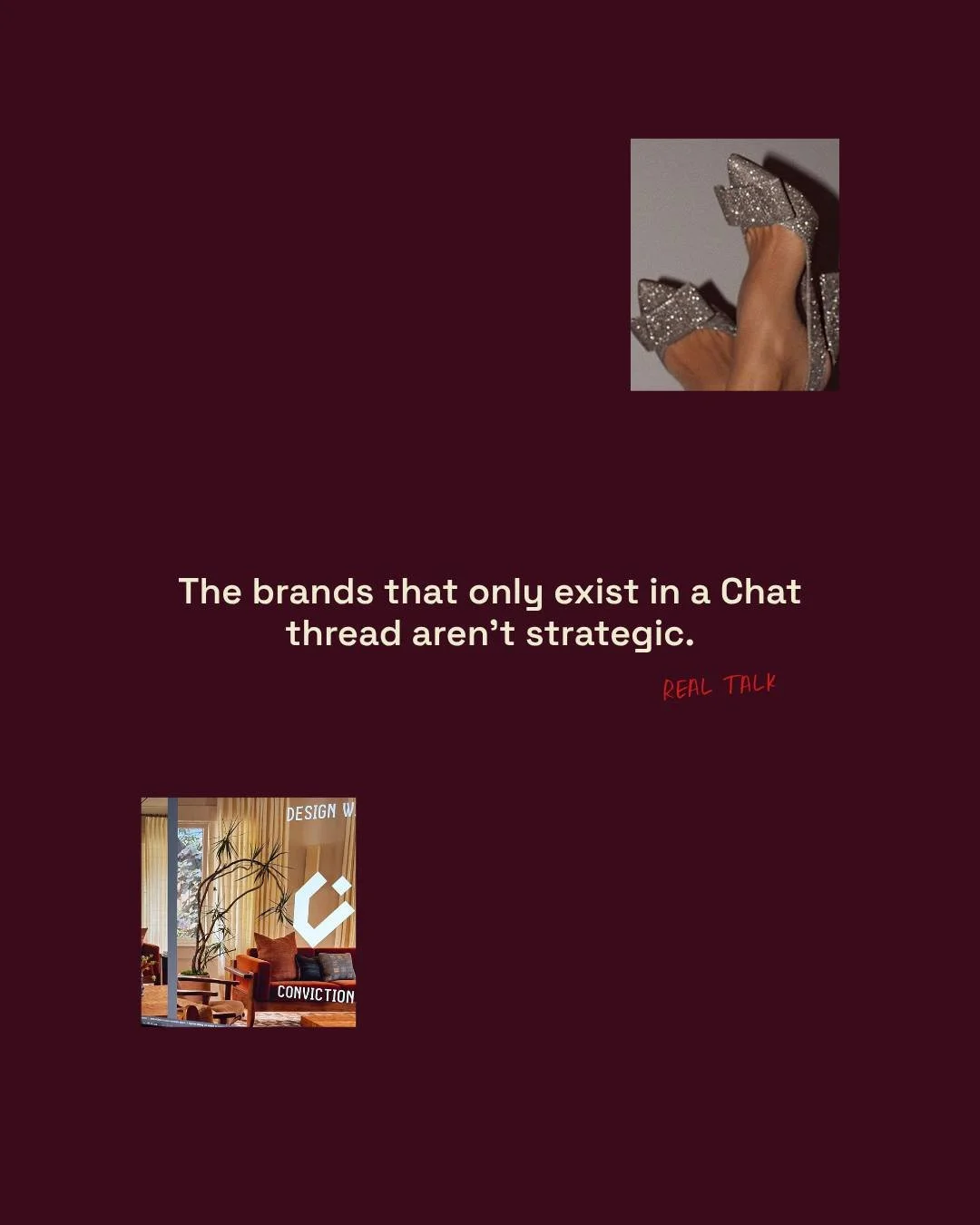 There's a version of you that exists only inside that one ChatGPT thread. Polished, premium, exactly the way you want to sound. But she never makes it past the copy-paste.

Everybody has a tell, and that's yours. 

Every hour spent rewording your IG 