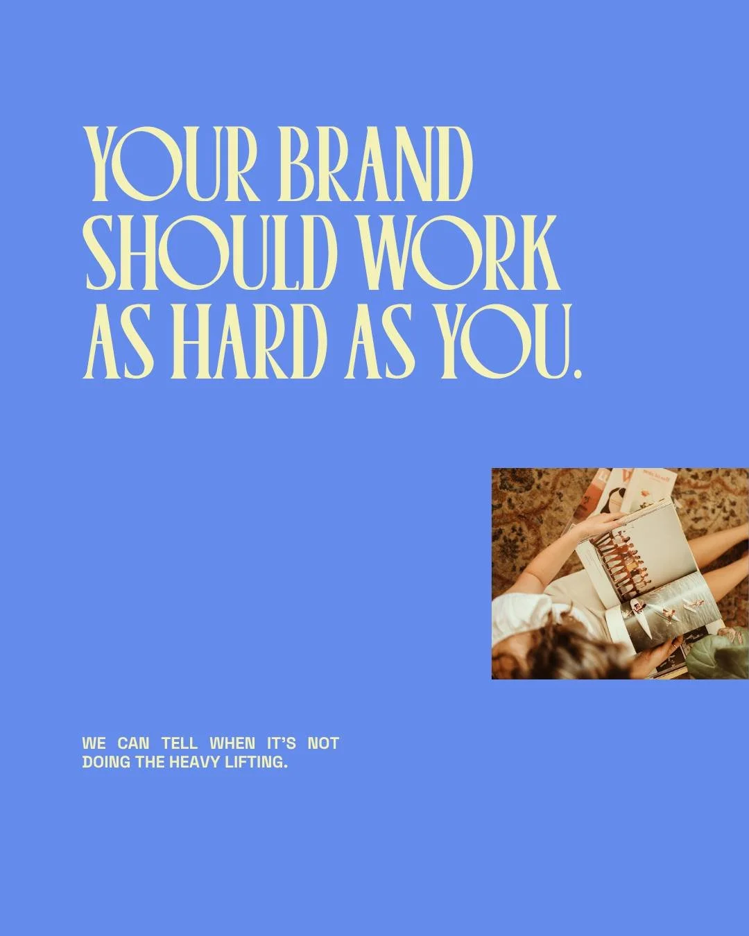 She raised her rates. Sending out quotes with pricing she's well and truly earned. 

But the branding didn't get the memo.

When a potential client visits the website it still looks like the business 2+ years ago &mdash; not necessarily worth the pre